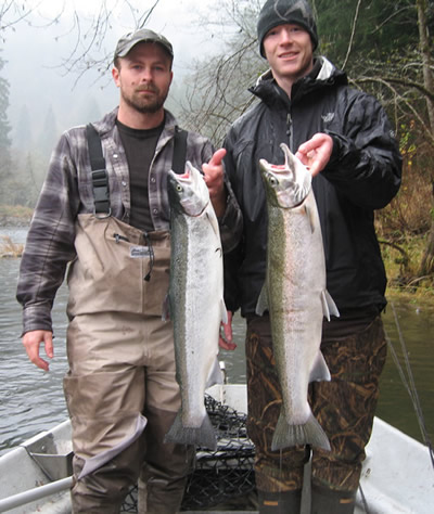 Guided Nestucca River Fishing for winter Steelhead