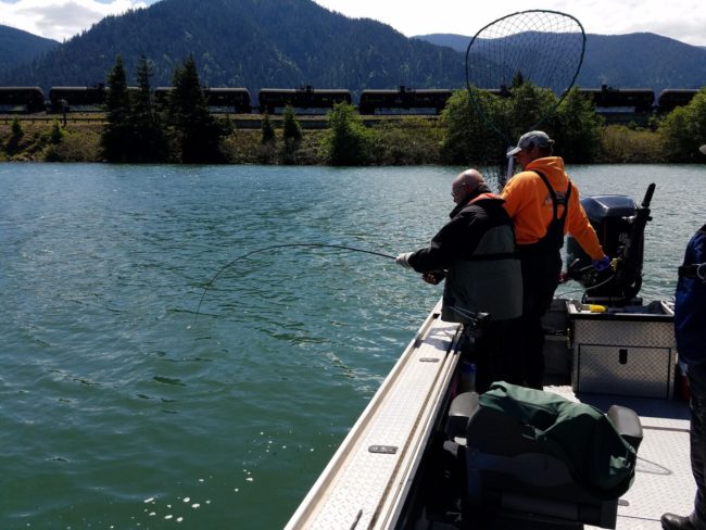 Drano Lake Spring Chinook Salmon Fishing