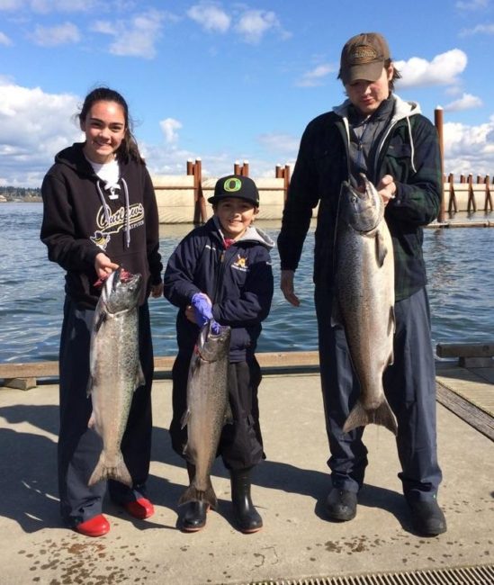 Guided Columbia River Spring Chinook Fishing Trips