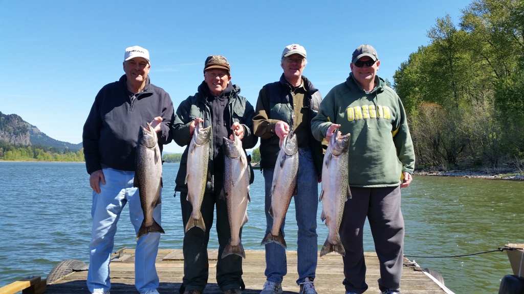 Guided Spring Chinook Salmon Fishing